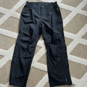 Cabela's Black Cargo Pants Lightweight Elastic Waist